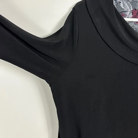 Sympli Canada Whisper Drape Pocket Tunic Top Womens Size 14 Split Back Purple - Picture 10 of 16